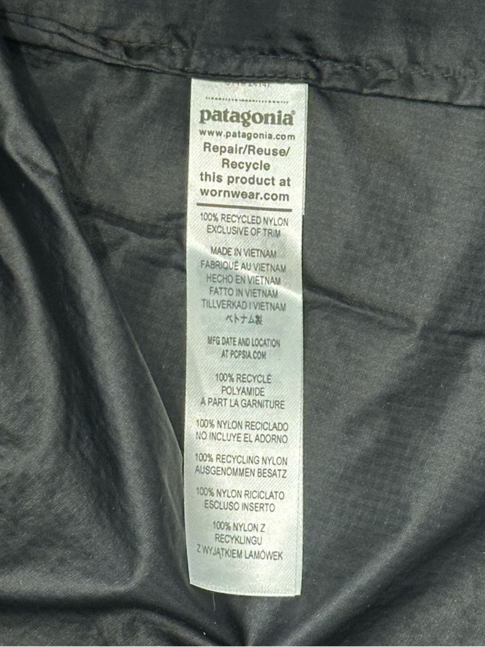 NEW Patagonia Women’s Houdini Jacket in Black Size Small - Picture 8 of 14